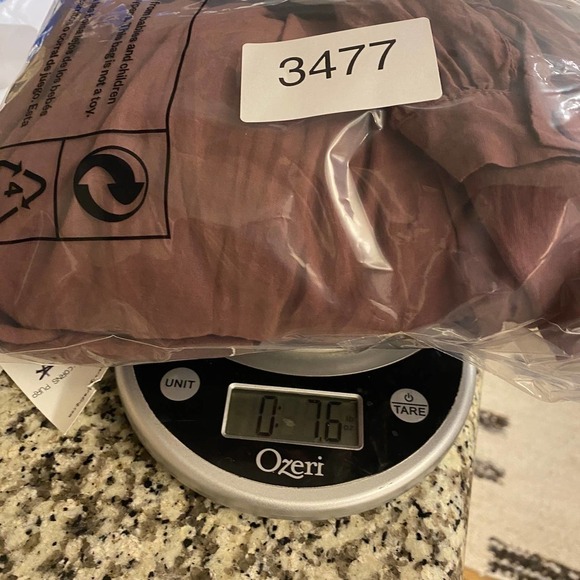 Chasing Unicorns Mauve Brown Cotton Voile Embroider 1970s Maxi Dress Large - Picture 10 of 10